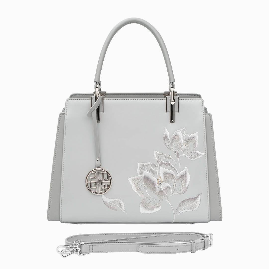 Cleo Genuine Leather Medium Tote Bag - ShopLorca