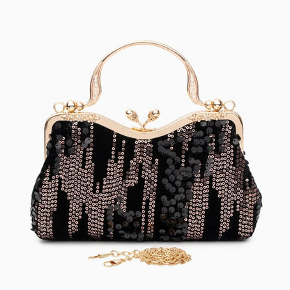 Alyannah Sequin Flannel Handbag - ShopLorca