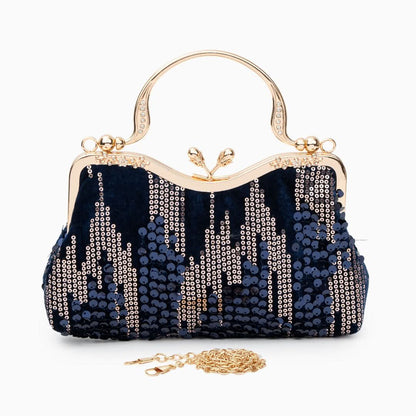 Alyannah Sequin Flannel Handbag - ShopLorca