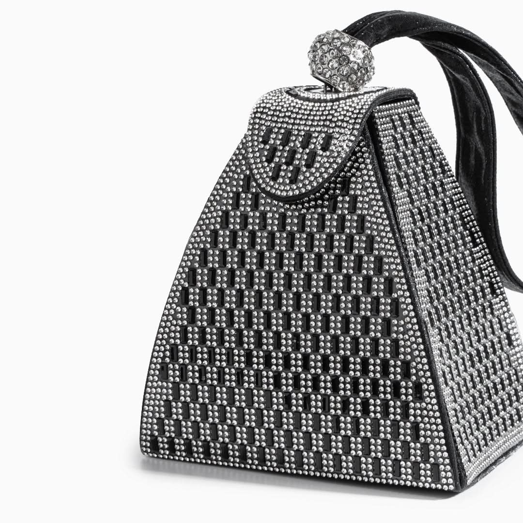 Crystal Pyramid Handbag - ShopLorca