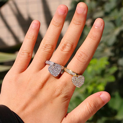 Sparkling Heart Ring - ShopLorca