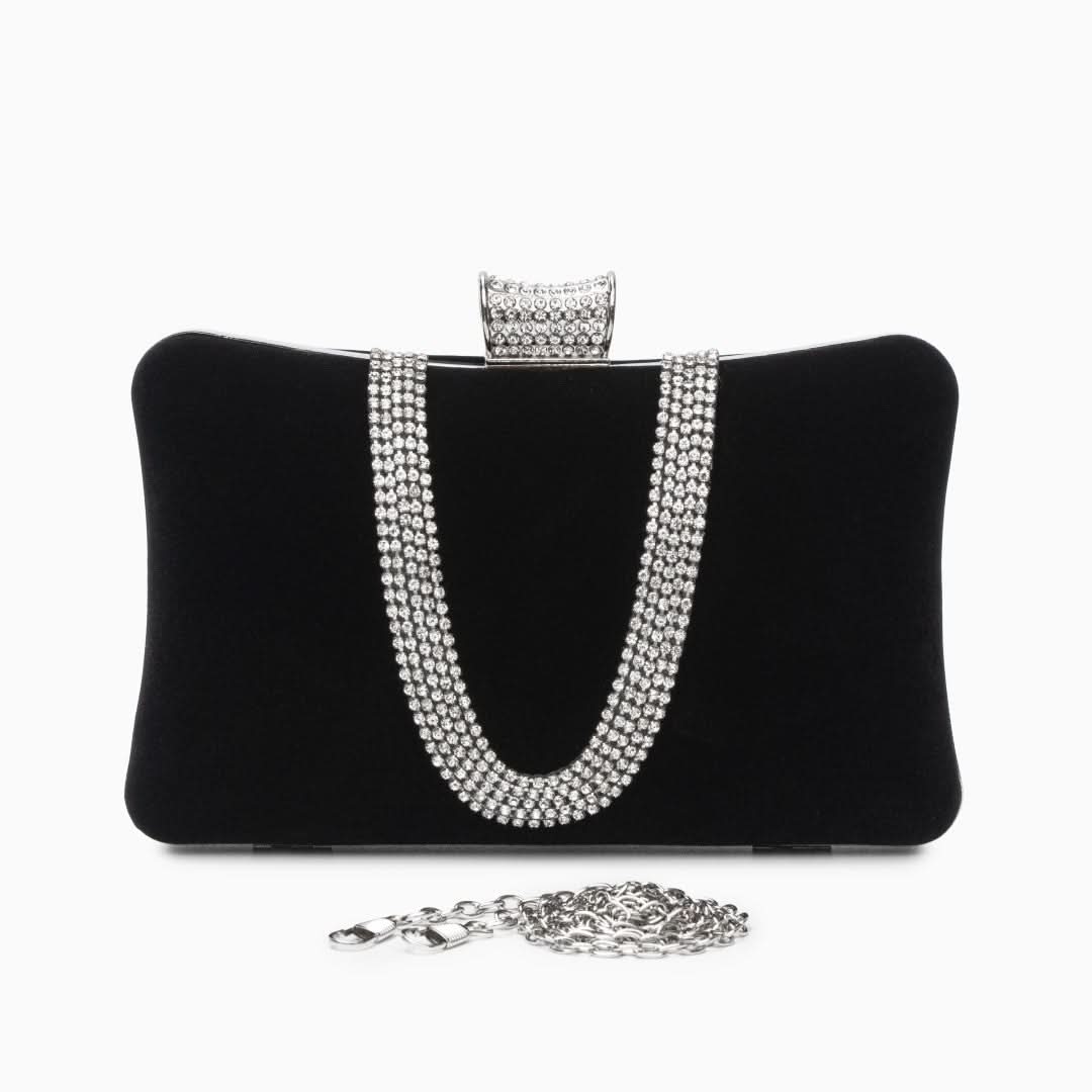 Velvet Sparkles Clutch Bag - ShopLorca