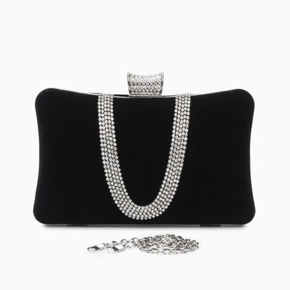 Velvet Sparkles Clutch Bag - ShopLorca